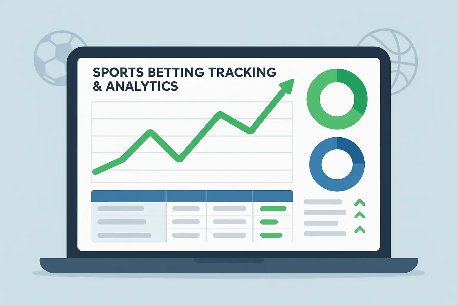 Registro y estadísticas de apuestas deportivas con gráficos de ROI y análisis de rendimiento